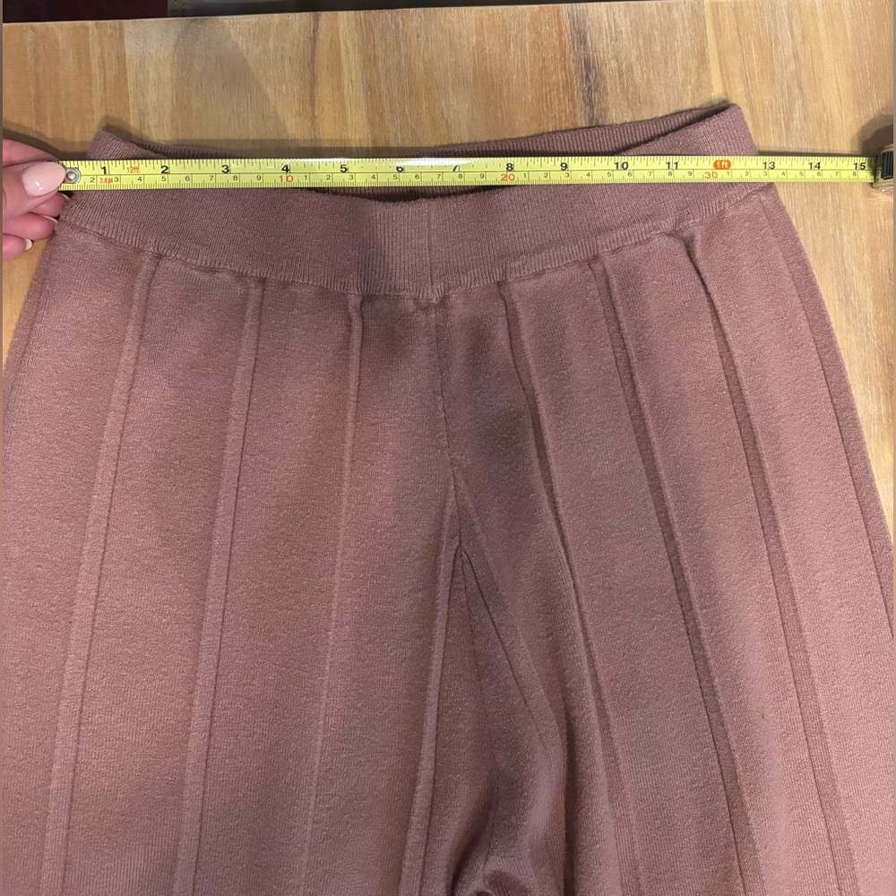 Textured Knit Two-Piece Set in Dusty Rose - Picture 9 of 12